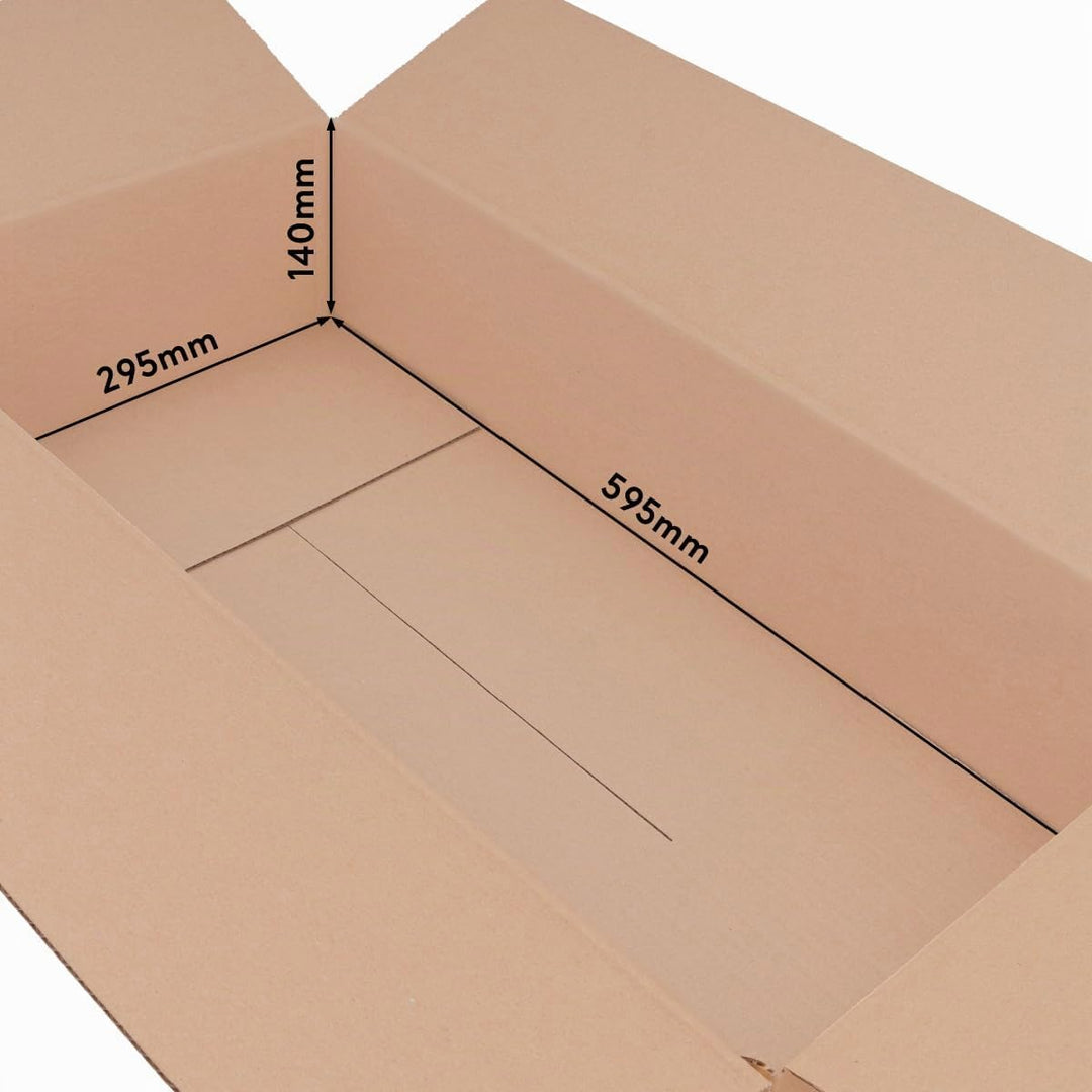 50 Faltkartons 60x30x15cm braun KK 106 1 wellig rechteckige Versandkartons | DHL M Päckchen | DPD L