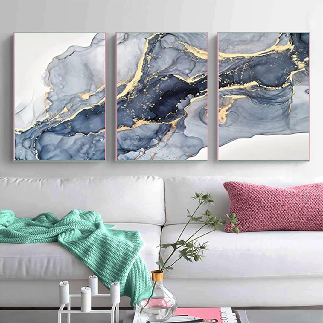 MKHFUW Moderne Abstrakte Wandmalerei Kunstdekoration, Islamisches Bild Arabische Kalligraphie Dekora