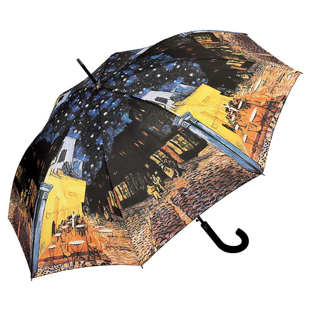 VON LILIENFELD Regenschirm Vincent van Gogh: Nachtcafé Auf-Automatik Damen Herren Kunst Stabil Stock