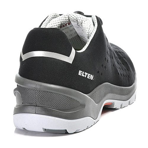 ELTEN Sicherheitsschuhe IMPULSE grey Low ESD S1, Herren, Textil, Kunststoffkappe (leichter als Stahl