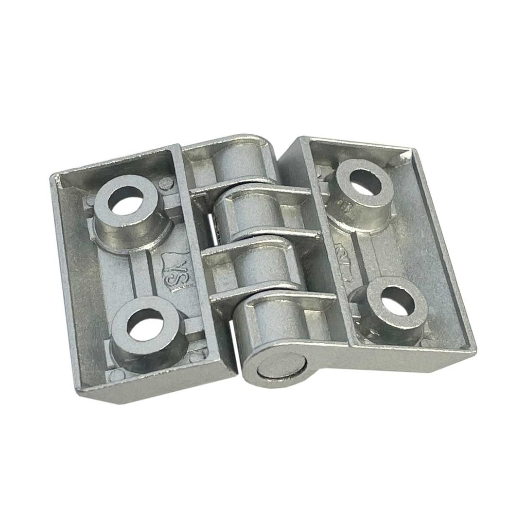 SCHMIDT systemprofile 10x Scharnier 64x44mm Aluminium M6 40 Nut 8 Klappscharnier Drehband Aluprofil-