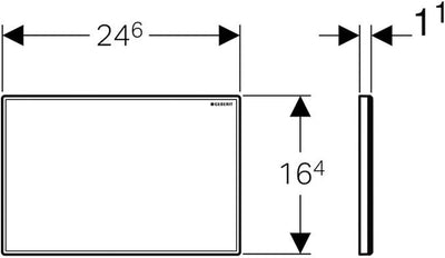 Geberit 115.768.11.1 – Deckel Rollo Sigma, Alpine Weiss, Weiss