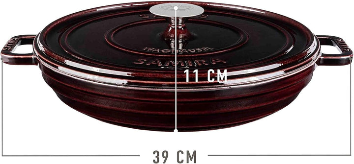 Sallys 'Samira' Deluxe Gusseisentopf - Robustes und Hochwertiges Kochjuwel für Perfektes Garen - für