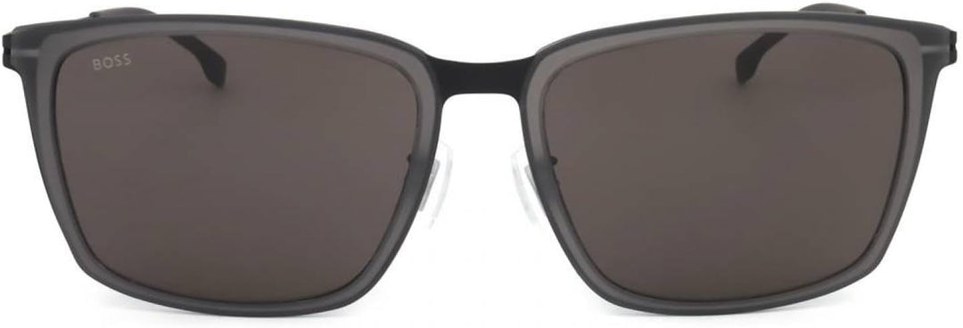 BOSS HUGO 1465/F/S Brille, Matte Black, 59 für Herren, Mattes Schwarz