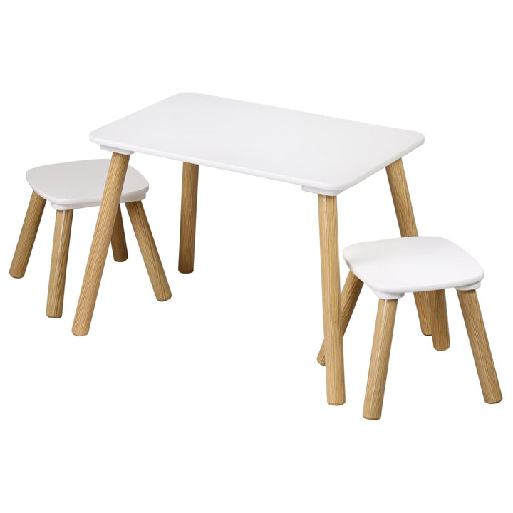 Kesper | Kindertisch mit 2 Stühlen, FSC®-zertifizierte Faserplatte & Kiefernholz, Masse Tisch: 58 x
