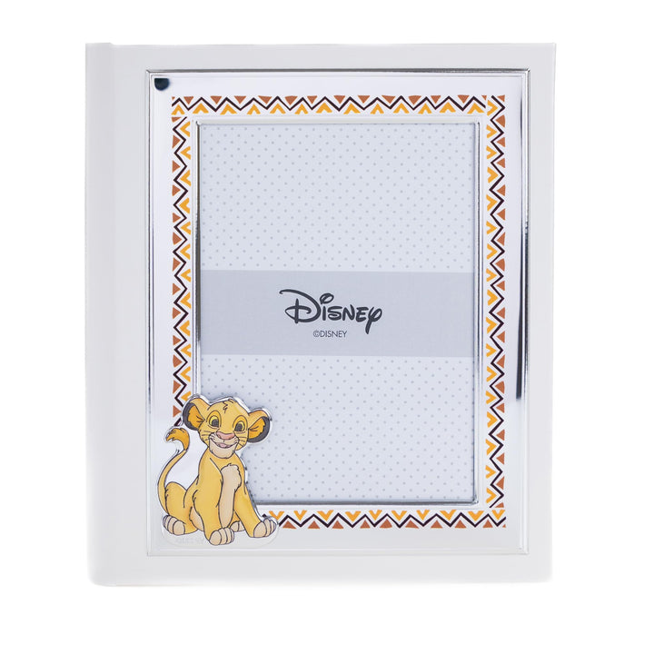 VALENTI & CO. Disney Baby – König der Löwen Simba – Fotoalbum für Kinder mit silbernem Fotorahmen fü