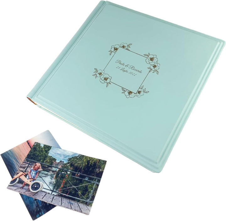 Fotoalbum - Elios Soft - handgefertigte Herstellung aus Kunstleder, personalisierbar mit Gravur. Ide