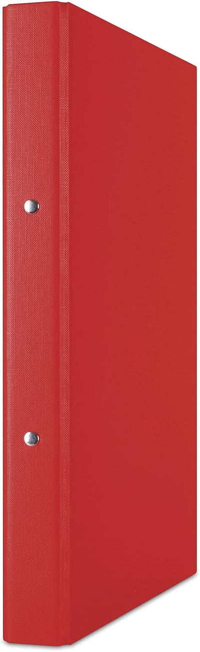 DONAU 3732001PL-04 Ringbuch Rot | 2-O-Ring-Mechanik 20mm DIN A4 Ringordner Pappe/ Kunststoff | Aus 1