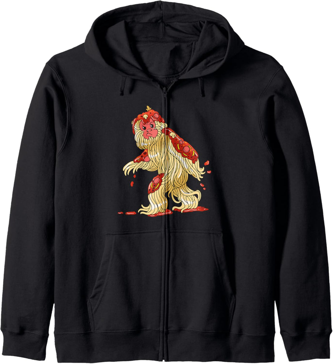 Spaghetti Yeti Bigfoot Sasquatch Monster Kapuzenjacke