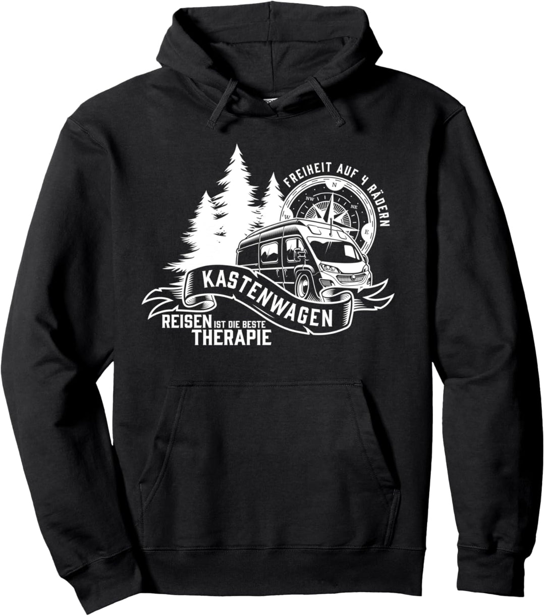 Kastenwagen - Reisen ist die beste Therapie Pullover Hoodie