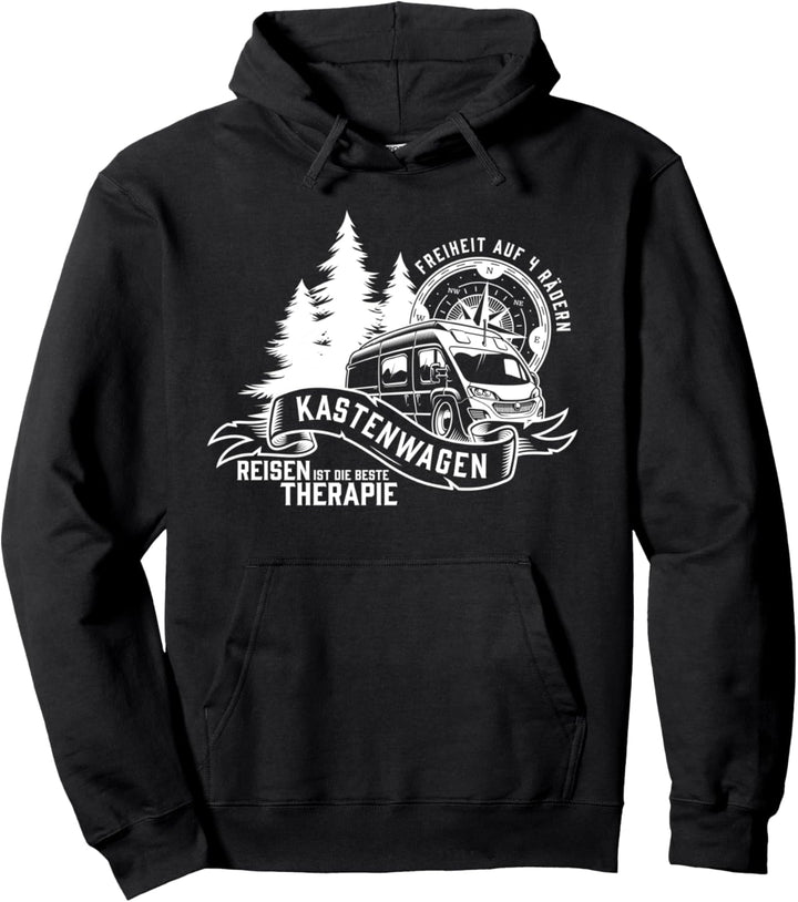 Kastenwagen - Reisen ist die beste Therapie Pullover Hoodie