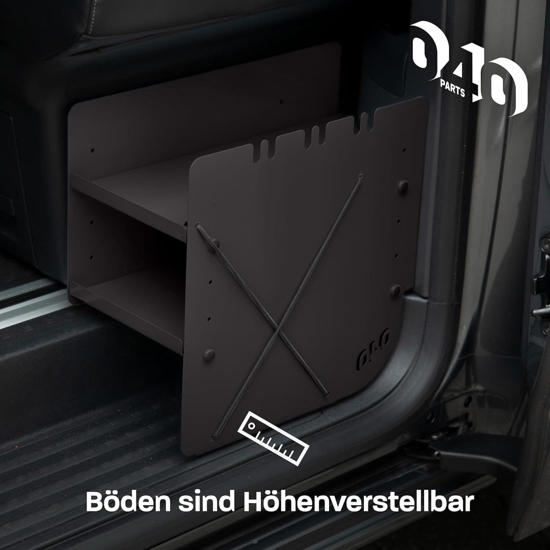 Schuhregal SCHWARZ FAHRERSEITE Zubehör passend für VW T5 T6 T6.1 California Schuhorganizer Schuhtasc
