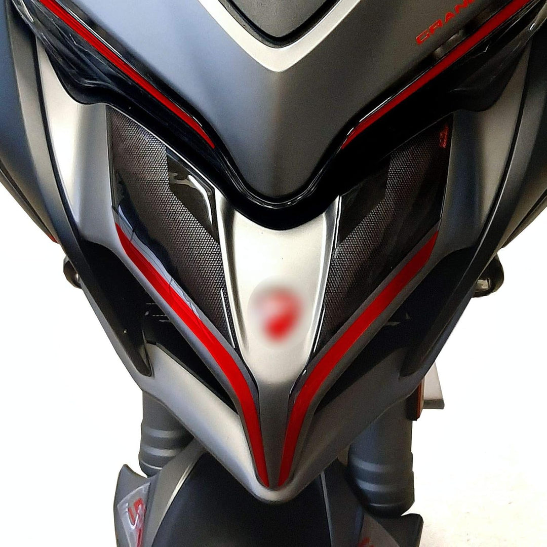 Resin Bike Aufkleber für Motorrad Kompatibel mit Ducati Multistrada Grand Tour 1260 S 2018-2020. Bug