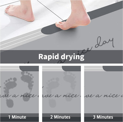 YeahBoom Super Absorbierende Bodenmatte,50*150cm Schmutzabweisend Bodenmatte Für Bad,Rutschfest Küch