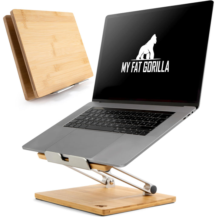 Laptop Ständer - Laptopständer - Notebook Ständer - Laptop Stand for Desk Bambus, Bambus