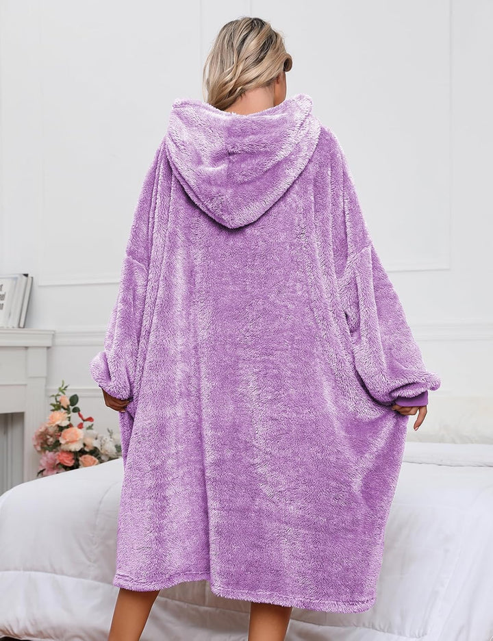 UMIPUBO Hoodie Decke Damen Oversize Sherpa Deckenpullover Blanket Hoodie Warm Winterpullover Decken