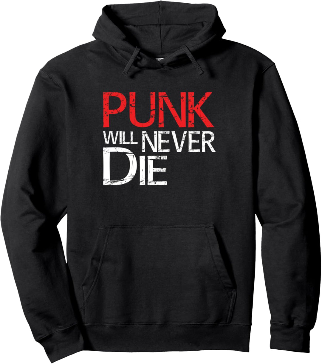 PUNK WILL NEVER DIE, Worldwide Hardcore Destroy Everything Pullover Hoodie
