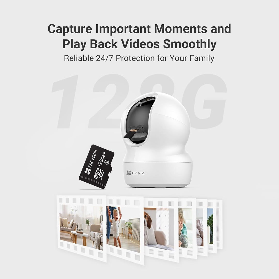 EZVIZ 128 GB Micro-SD-Karte, microSDHC-Speicherkarte, Lesegeschwindigkeit bis zu 90 MB/s, Klasse 10,