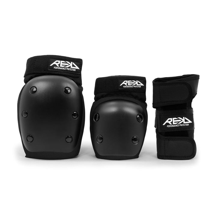 Rekd Unisex-Schutz für Erwachsene Zubehör Heavy Duty Triple Pad Set, M XS Mehrfarbig (Mehrfarbig), X