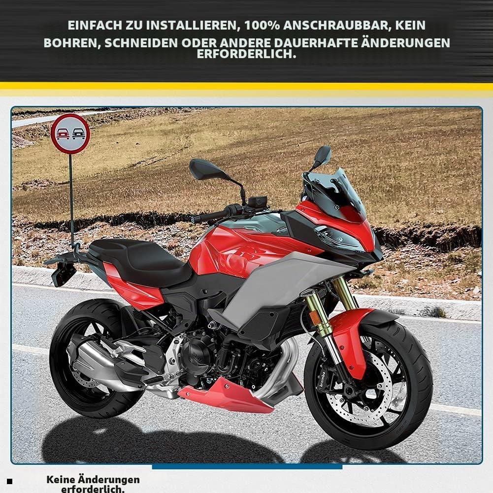 Cubierta de motocicleta Bellypan Motor Guard Chasis Bumper Protection Cover Panel Inferior Spoiler C