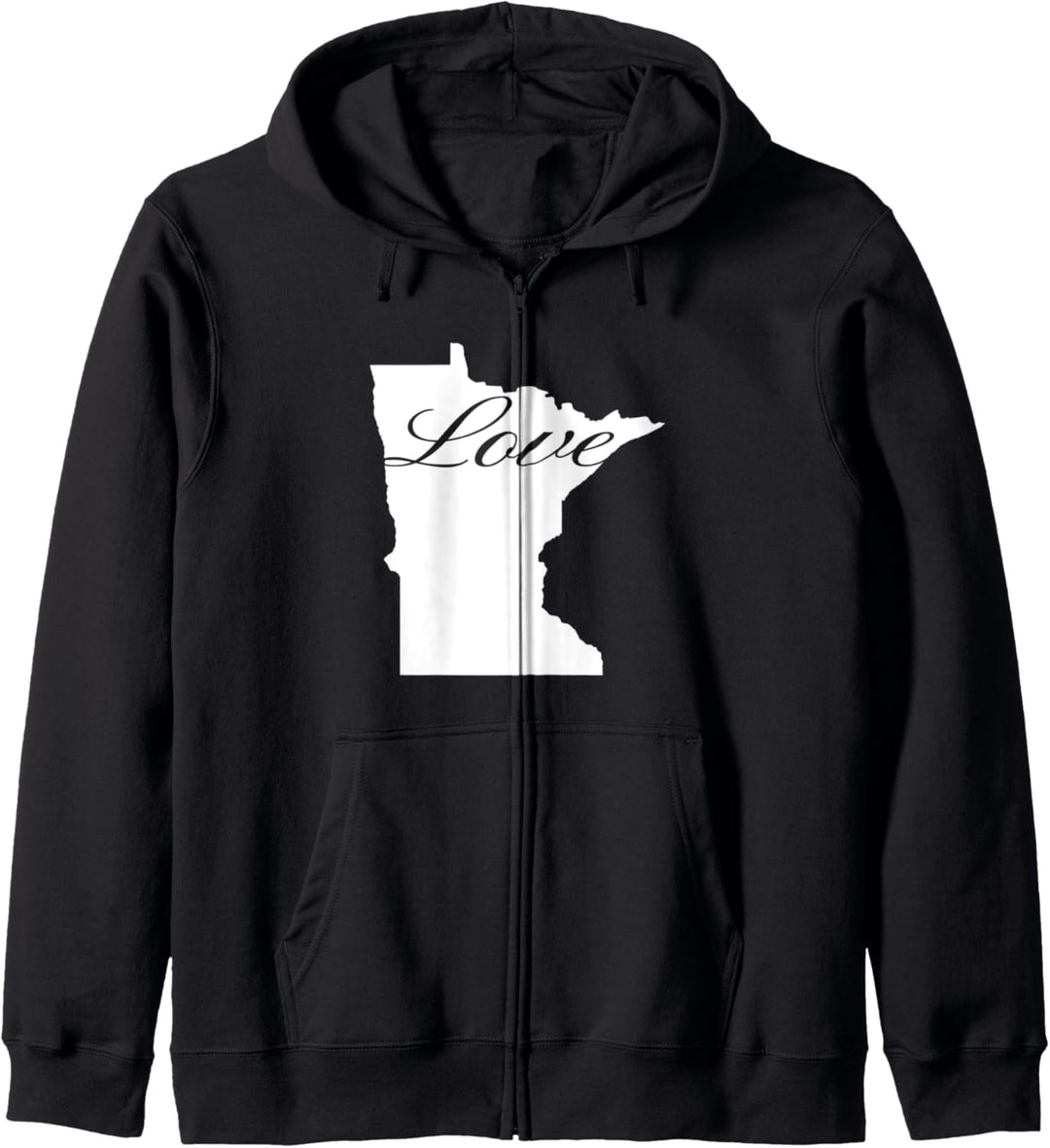 Minnesota Cursive Love State Pride Kapuzenjacke