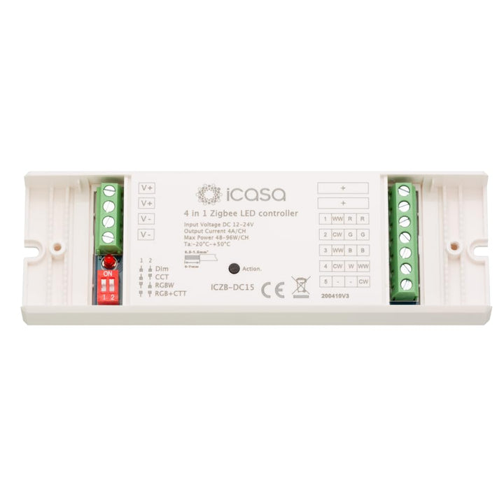icasa Aktor Kompatibel mit Zigbee 3.0 Gateway (4 in 1 LED strip controller)