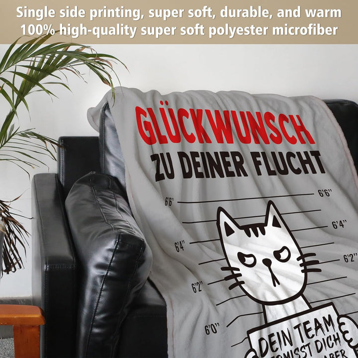 Abschiedsgeschenk Kollegen Jobwechsel, Kuscheldeck, Abschied Kollegin Rente, Abschiedsgeschenk Kolle