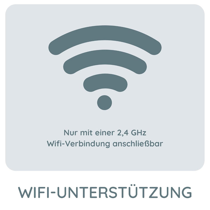 Alecto Smartbaby5 Babyphone mit Kamera - WLAN Babyphone mit Kamera - Gegensprechfunktion - Infrarot-