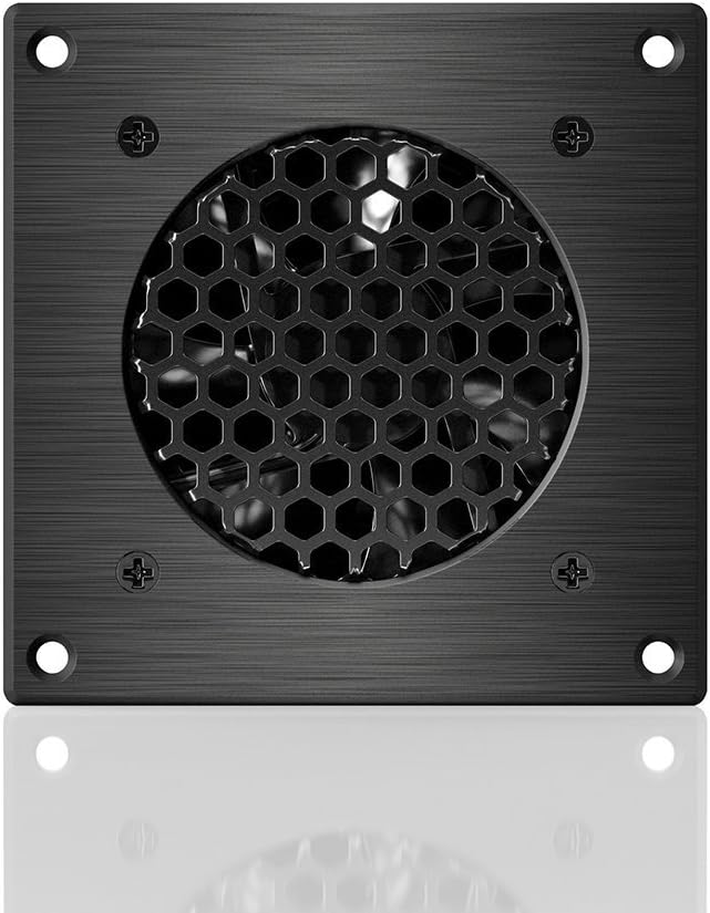 AC Infinity AIRPLATE S1, leises Kühllüftersystem 4" (10 cm) mit Geschwindigkeitssteuerung, für Heimk