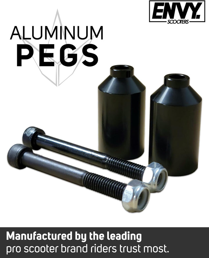 Blunt Stunt Scooter Pegs Alu Schwarz mit Achsen