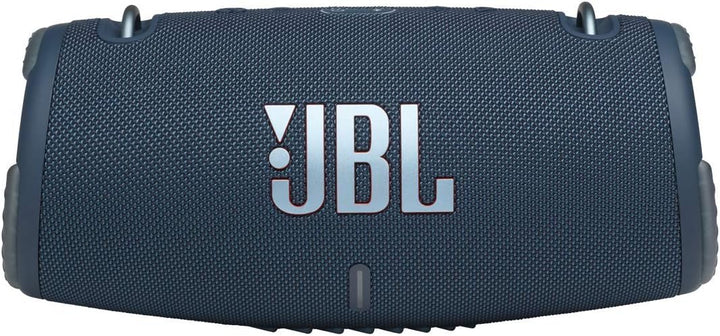 JBL Xtreme 3 Musikbox in Blau – Wasserdichter, portabler Stereo Bluetooth Speaker mit integrierter P