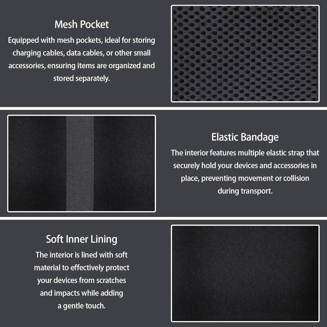 co2CREA Hart Reise Schutz Hülle Etui Tasche für Zoom H6studio /H5studio /H6essential 6-Spur 32-Bit F