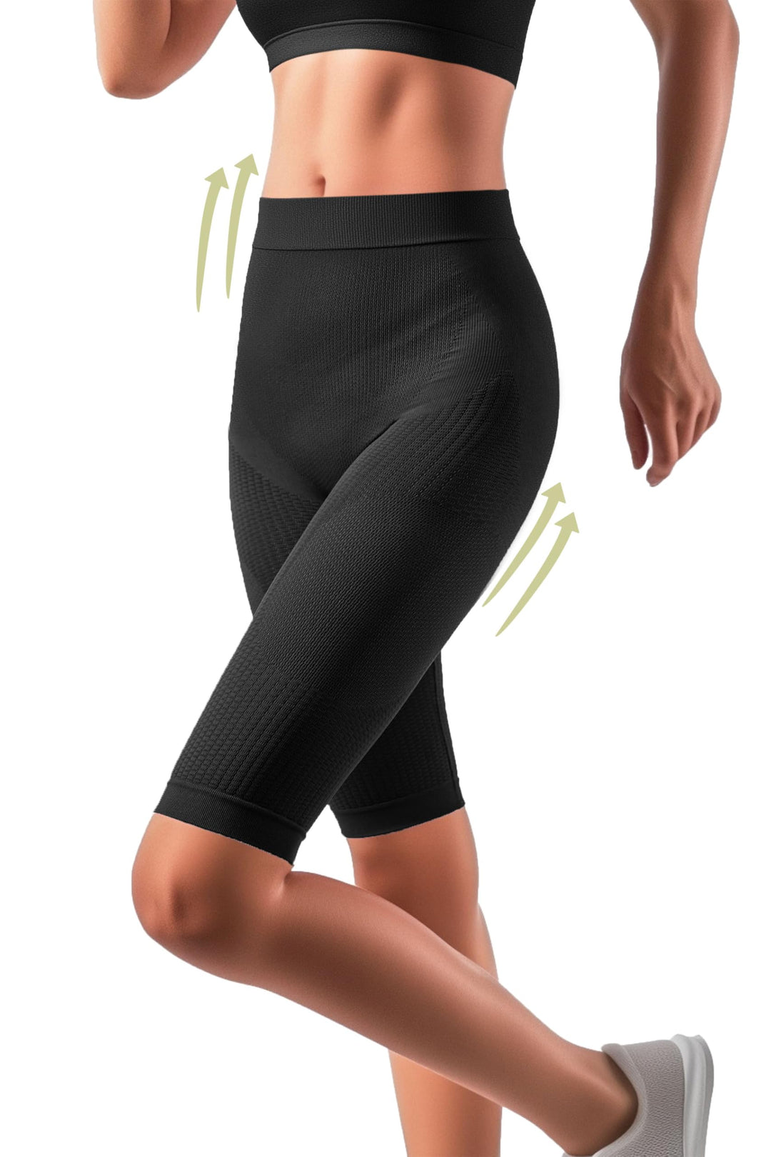 SLIMCELL Anti Cellulite Leggings Damen Draining - Shape Leggings Damen, Mikrofaser Shapewear Bauchwe