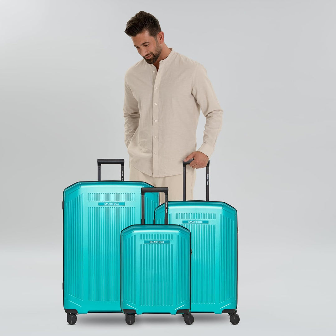 Smartbox Hartschalen Koffer-Set 3-teilig | aus hochwertigem, robusten und leichtem Polypropylen Mate