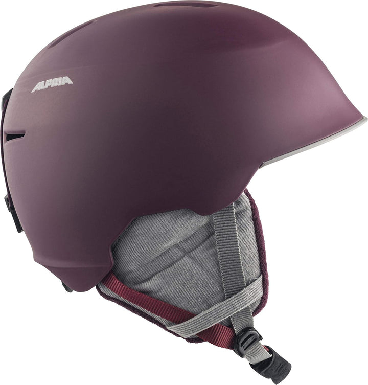 ALPINA MAROI JR - Sicherer, Bruchfester & Individuell Anpassbarer Skihelm Für Kinder charcoal-neon m