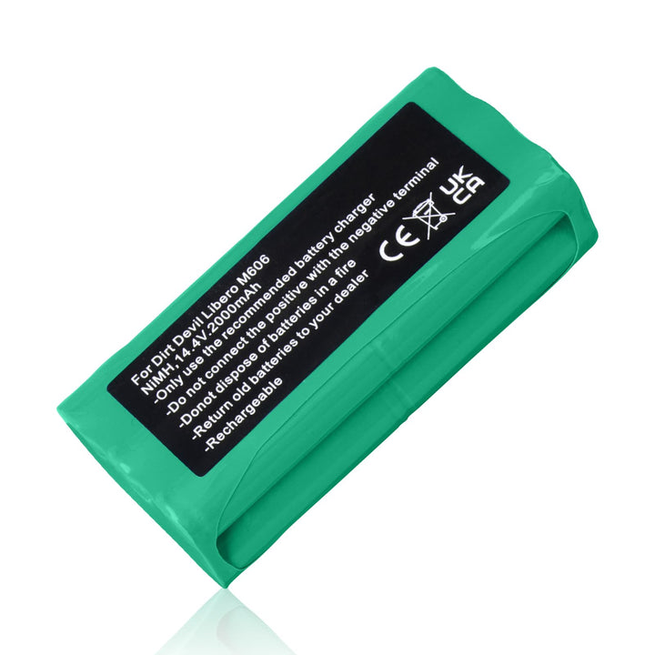 14.4 V,2000 mAh NI-Mh Ersatzakku Kompatibel Mit Dirt Devil Libero M606, Libero M606-1, Libero M606-2