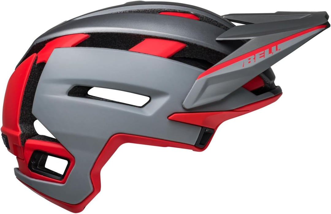 BELL Super Air R Spherical MTB Fahrrad Helm matt rot/grau 2024, S