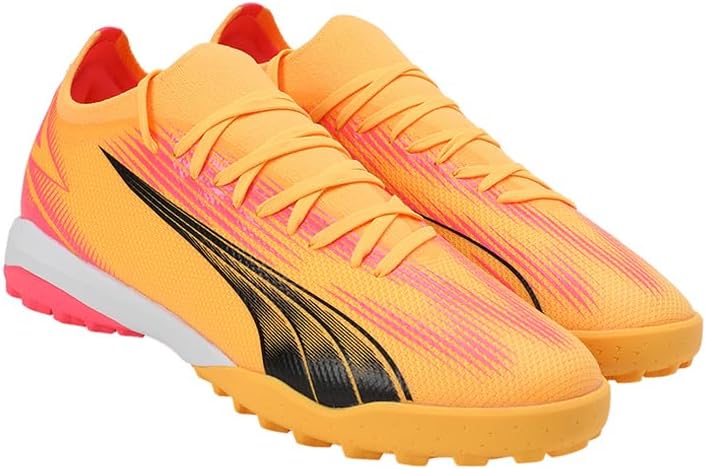 PUMA Herren Ultra Match Tt Fussballschuh 40.5 EU Sun Stream Black Sunset Glow, 40.5 EU Sun Stream Bl