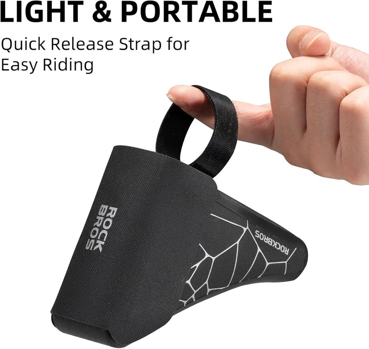 ROCKBROS Triangle Fahrrad Werkzeugtasche für Brompton Fahrrad Dreiecktasche wasserdichte Rahmentasch