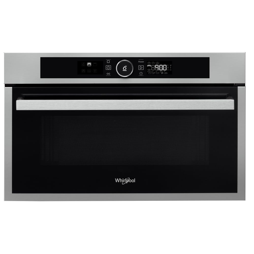 Whirlpool AMW731/IX Europe Linie Urban Mikrowelle Space Chef, Metall, silber, 38.5 x 59.5 x 51.4 cm