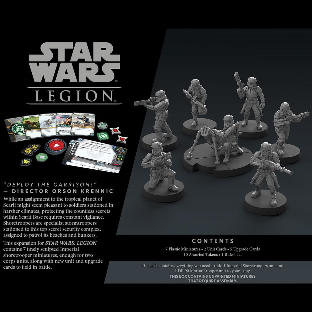 Fantasy Flight Games FFG - Star Wars Legion: Imperial Shoretroopers Unit Expansion - EN Galactic Emp