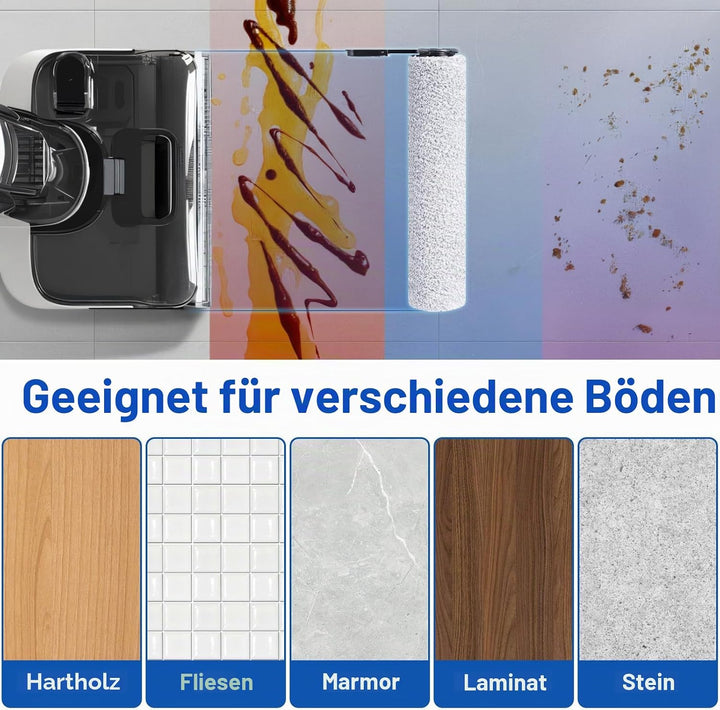 Ersatzbürstenrolle und HEPA-Filter Zubehör für Tineco Floor One Stretch S6/S7 Stretch Ultra/Switch S