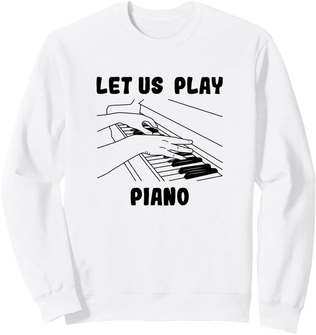 Pianist Design Flügel Klavier Sweatshirt