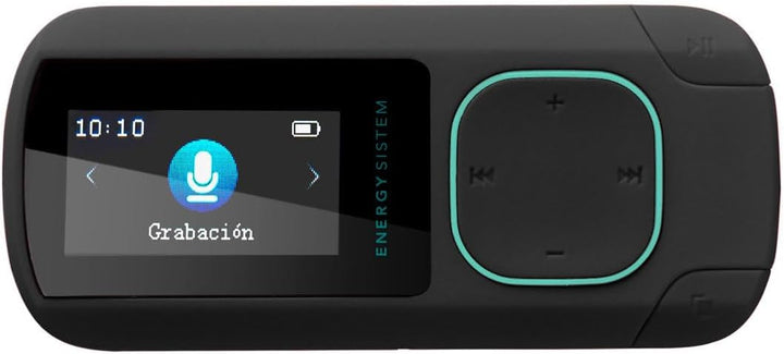 Energy Sistem MP3 Clip Bluetooth (Bluetooth, 8 GB, Clip, FM Radio und microSD) - Mintgrün Bluetooth