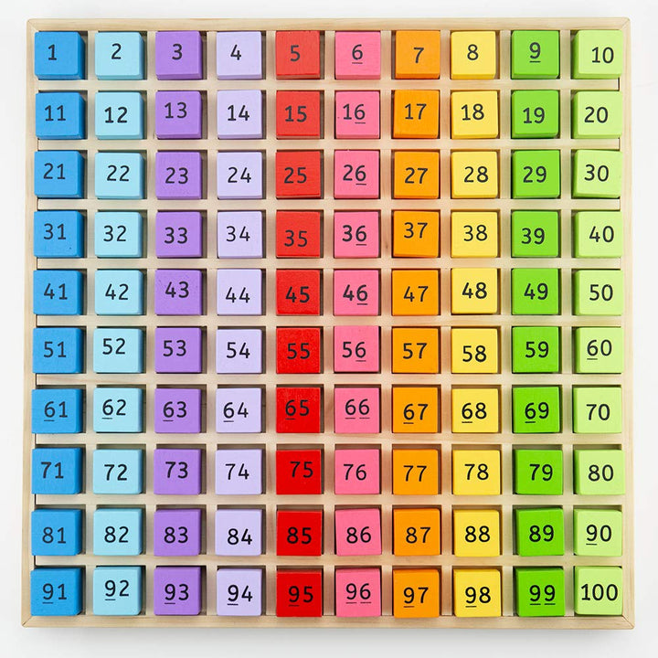 Bigjigs Spielzeug Holz Anzahl Fach - Educational Counting Brett