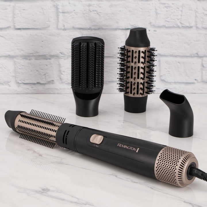 Remington Warmluftbürste [inkl. 4 Aufsätze: 38mm&50mm Rundbürste, Stylingdüse, Flachbürste] Blow Dry