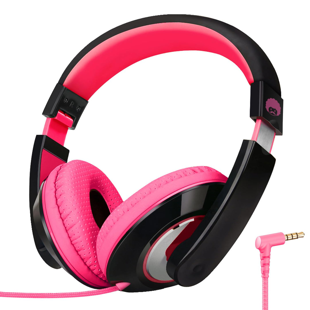 RockPapa Comfort Kinder Kopfhörer für Schule Jungen, Kopfhörer Kinder mit Kabel, Einstellbar, Stereo
