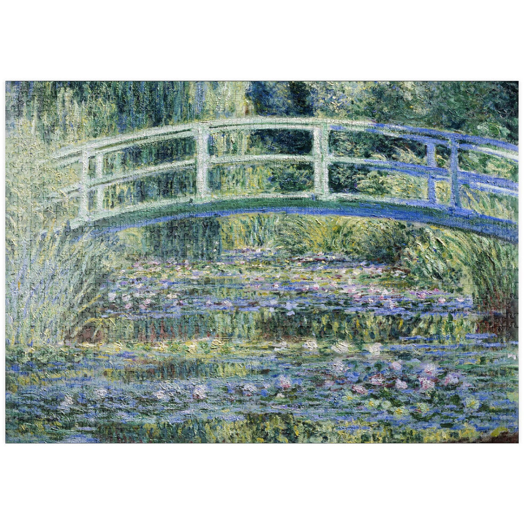 Claude Monet's Water Lilies and Japanese Bridge (1899) - Premium 1000 Teile Puzzle - MyPuzzle Sonder