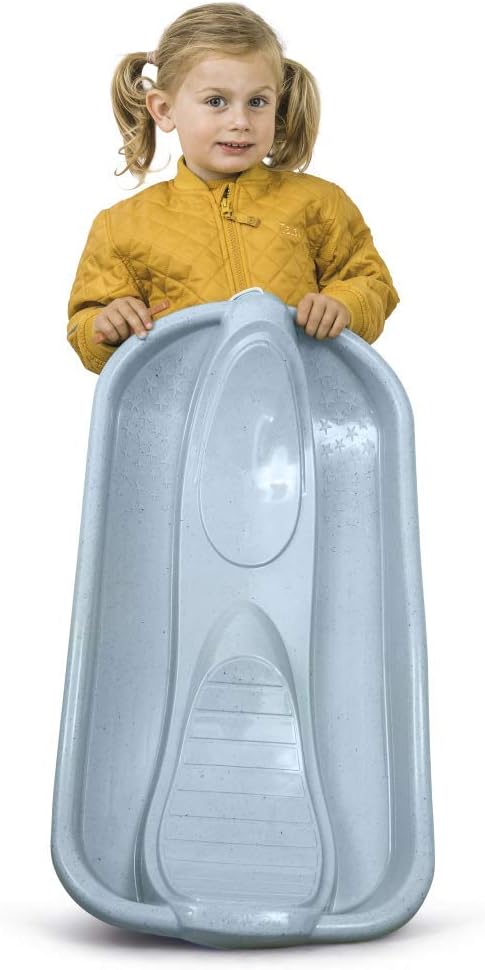 Dantoy 6762 Bio-Bobsled Sledge for Kids Eco-Conscious-Dust Blue