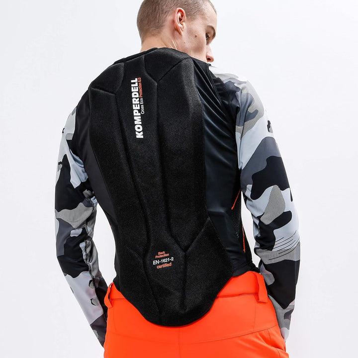Komperdell Herren Protektor Top Super ECO Cross Vest Men black/orange M, black/orange M